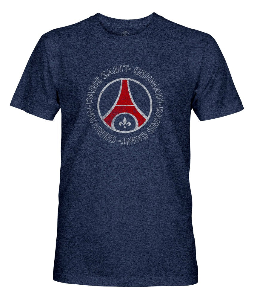 Paris Saint-Germain 1863FC Roundabout Vintage Tri-Blend T-Shirt Navy