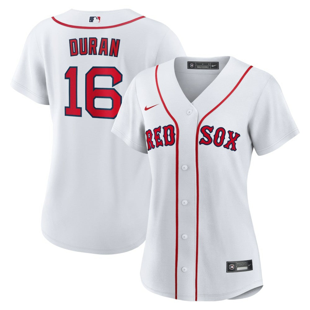 Jarren Duran Boston Red Sox Nike Women's  Replica Player Jersey - White - Nike on Sale