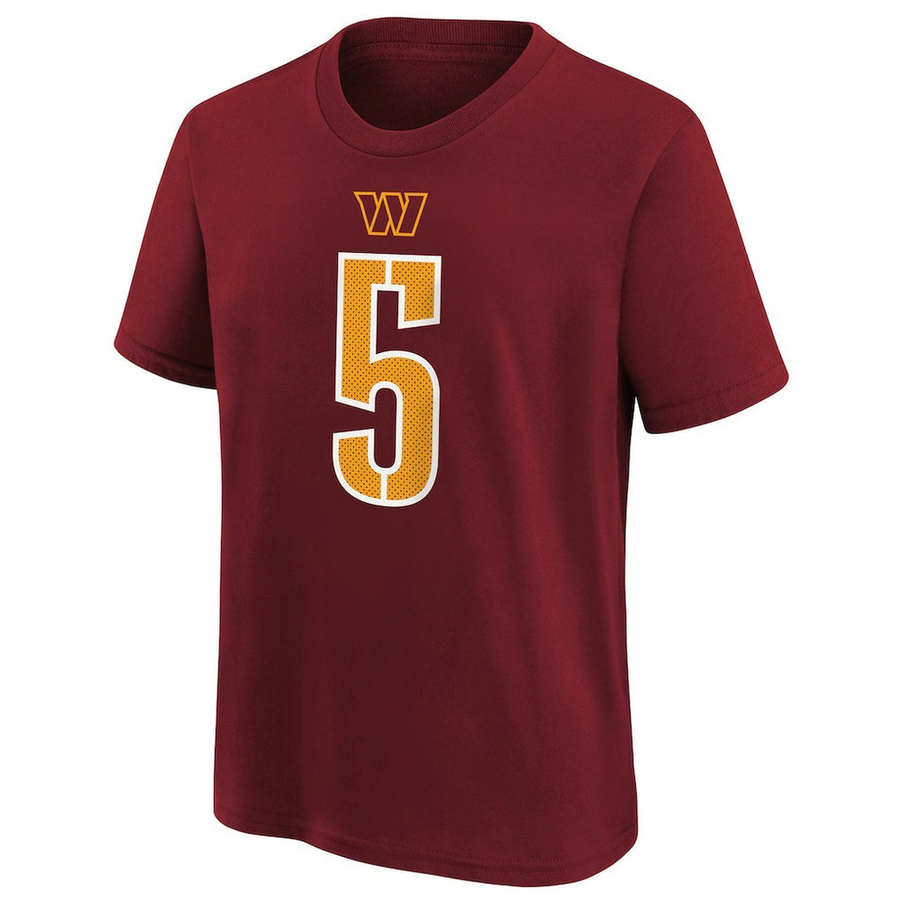 Nike Jayden Daniels Washington Commanders Preschool Player Name & Number T-Shirt Burgundy