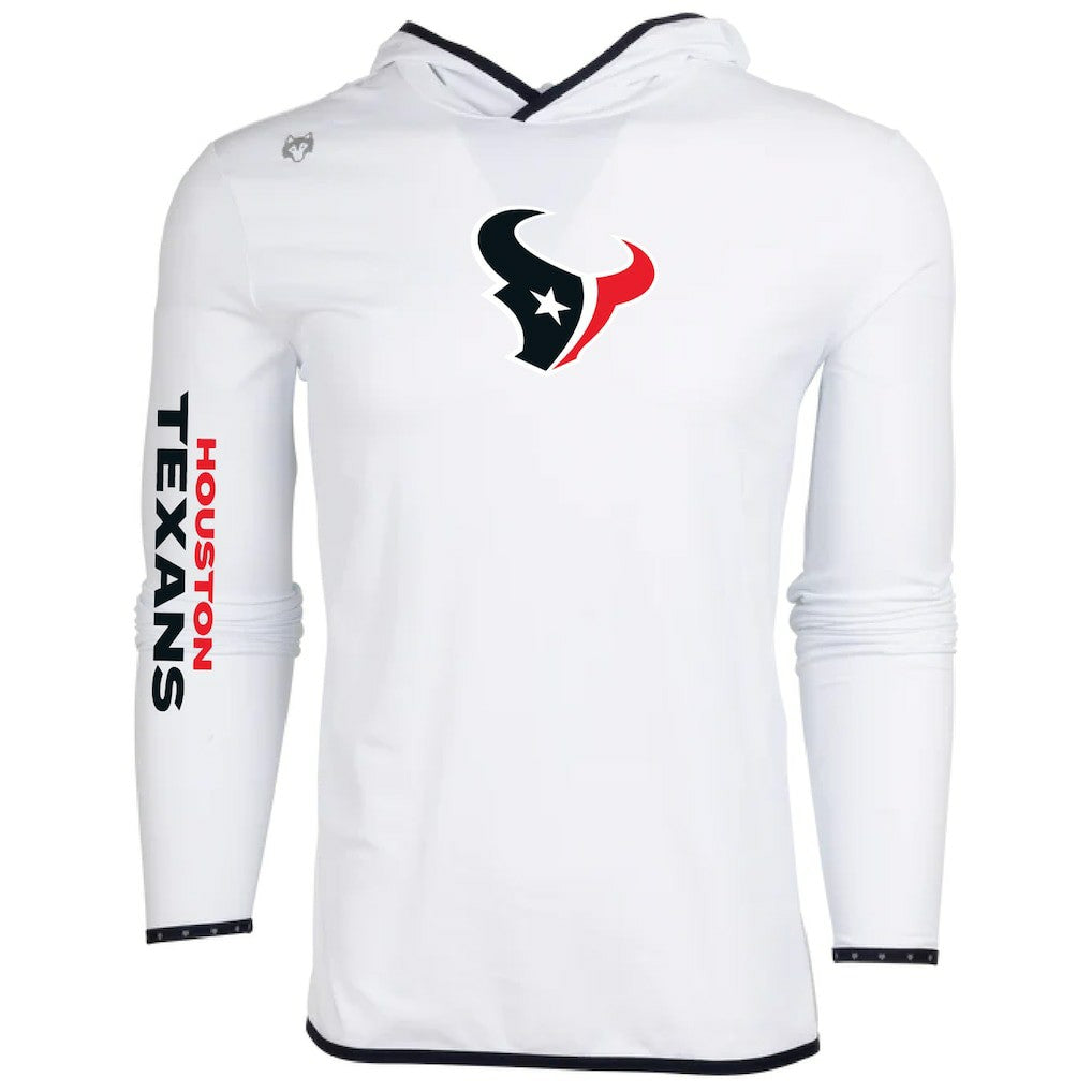Houston Texans Greyson Clothiers Colorado Long Sleeve Hoodie T-Shirt White