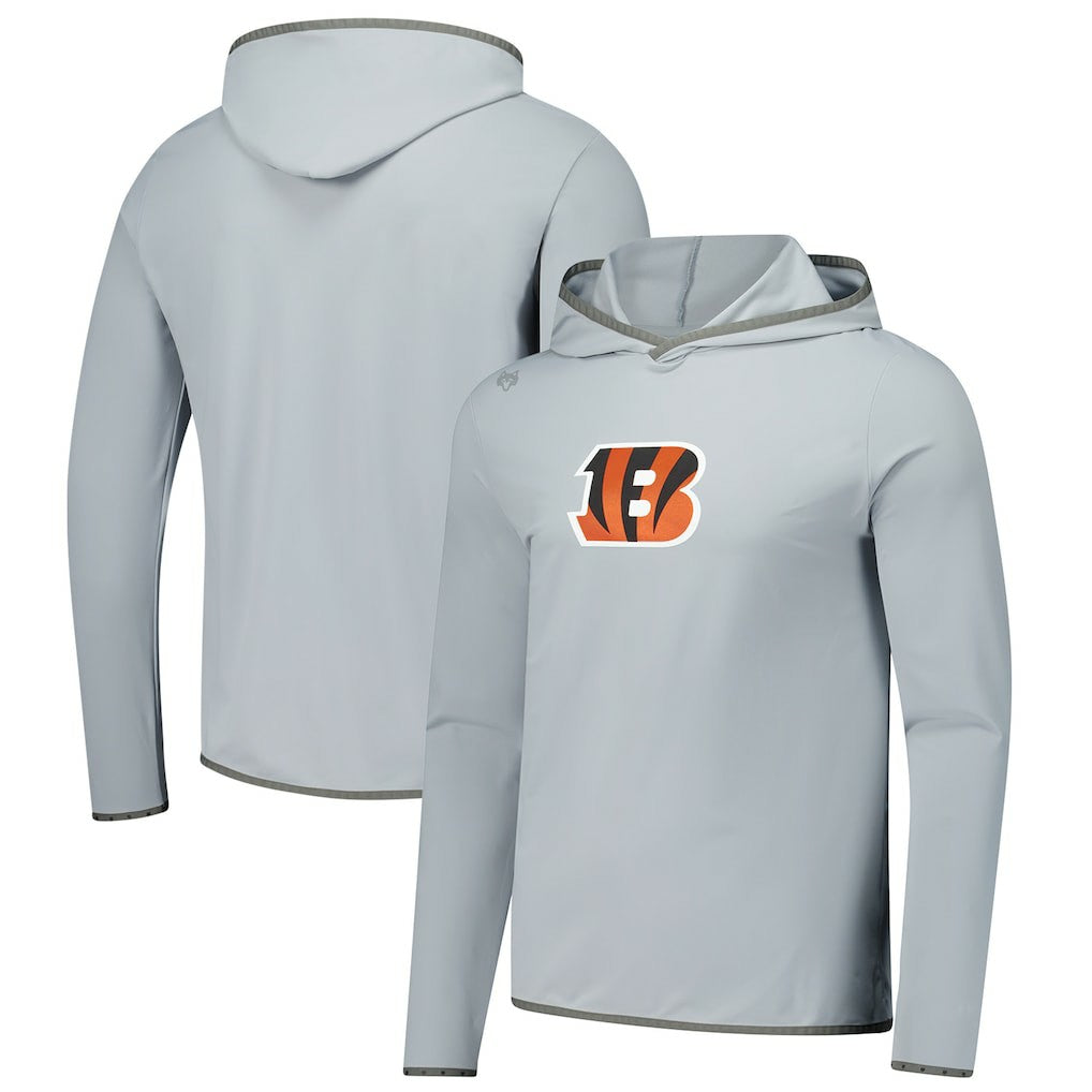Cincinnati Bengals Greyson Clothiers Colorado Long Sleeve Hoodie T-Shirt Gray