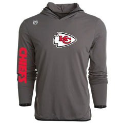 Kansas City Chiefs Greyson Clothiers Colorado Long Sleeve Hoodie T-Shirt Gray