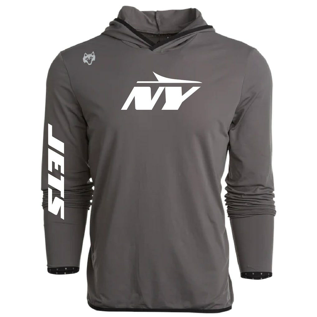 New York Jets Greyson Clothiers Colorado Long Sleeve Hoodie T-Shirt Gray
