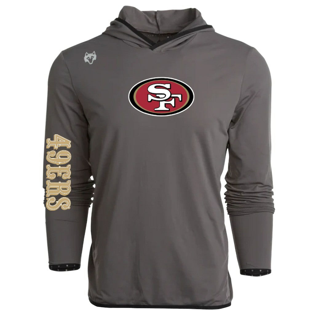 San Francisco 49ers Greyson Clothiers Colorado Long Sleeve Hoodie T-Shirt Gray