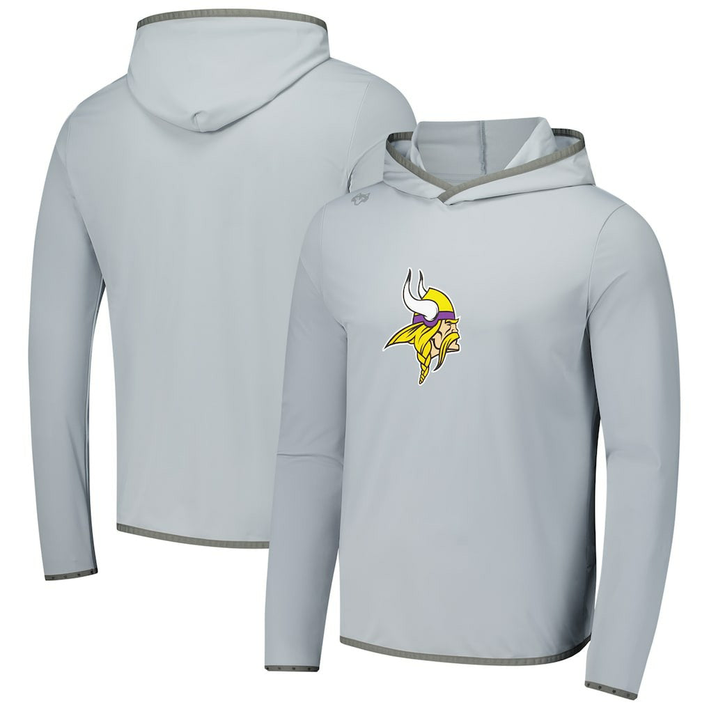Minnesota Vikings Greyson Clothiers Colorado Long Sleeve Hoodie T-Shirt Gray