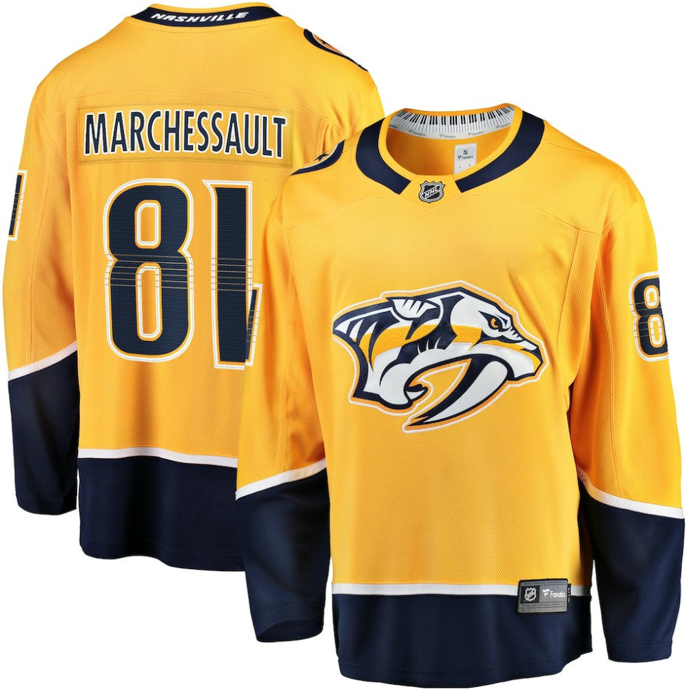 Jonathan Marchessault Nashville Predators Fanatics Breakaway Jersey - Gold - NHL 202314630