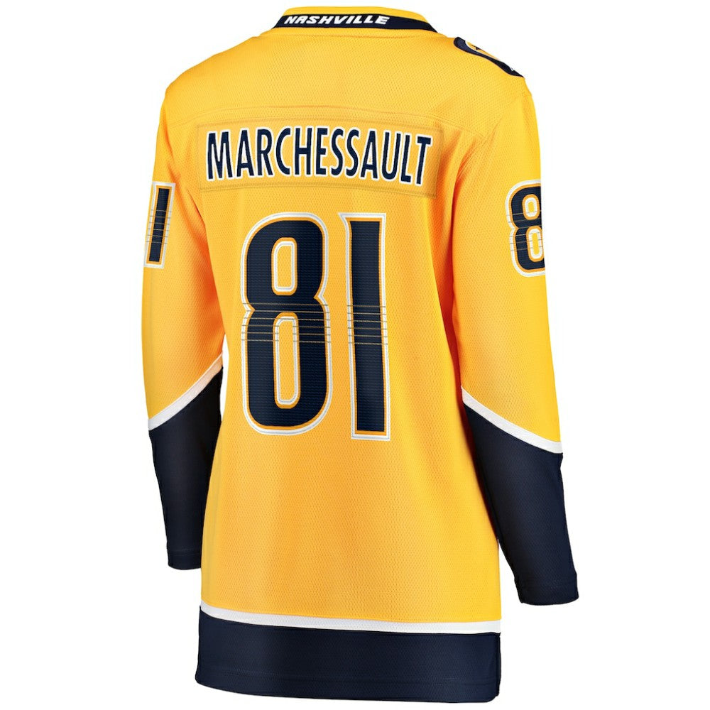 Jonathan Marchessault Nashville Predators Fanatics Women's Breakaway Jersey - Gold - NHL 202315455