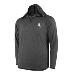 Chicago White Sox Butter Stripe Tri-Blend Long Sleeve Hoodie T-Shirt - Black - MLB Sale