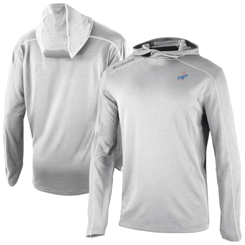 Los Angeles Dodgers Columbia Omni-Wick Shotgun Pullover Hoodie - Gray - Columbia Discount