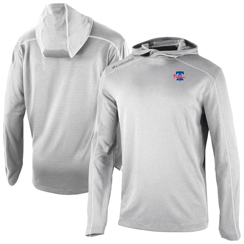 Philadelphia Phillies Columbia Omni-Wick Shotgun Pullover Hoodie - Gray - Columbia Sale