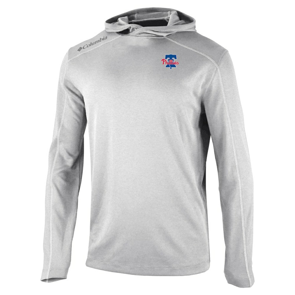 Philadelphia Phillies Columbia Omni-Wick Shotgun Pullover Hoodie - Gray - Columbia Sale