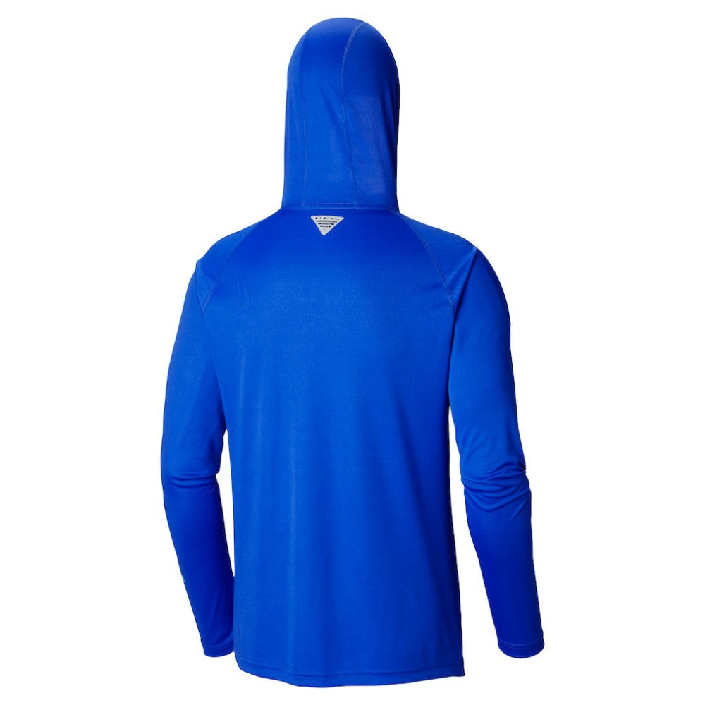 Philadelphia Phillies Columbia Omni-Wick Terminal Tackle Raglan Long Sleeve Hoodie T-Shirt - Royal - Columbia Discount