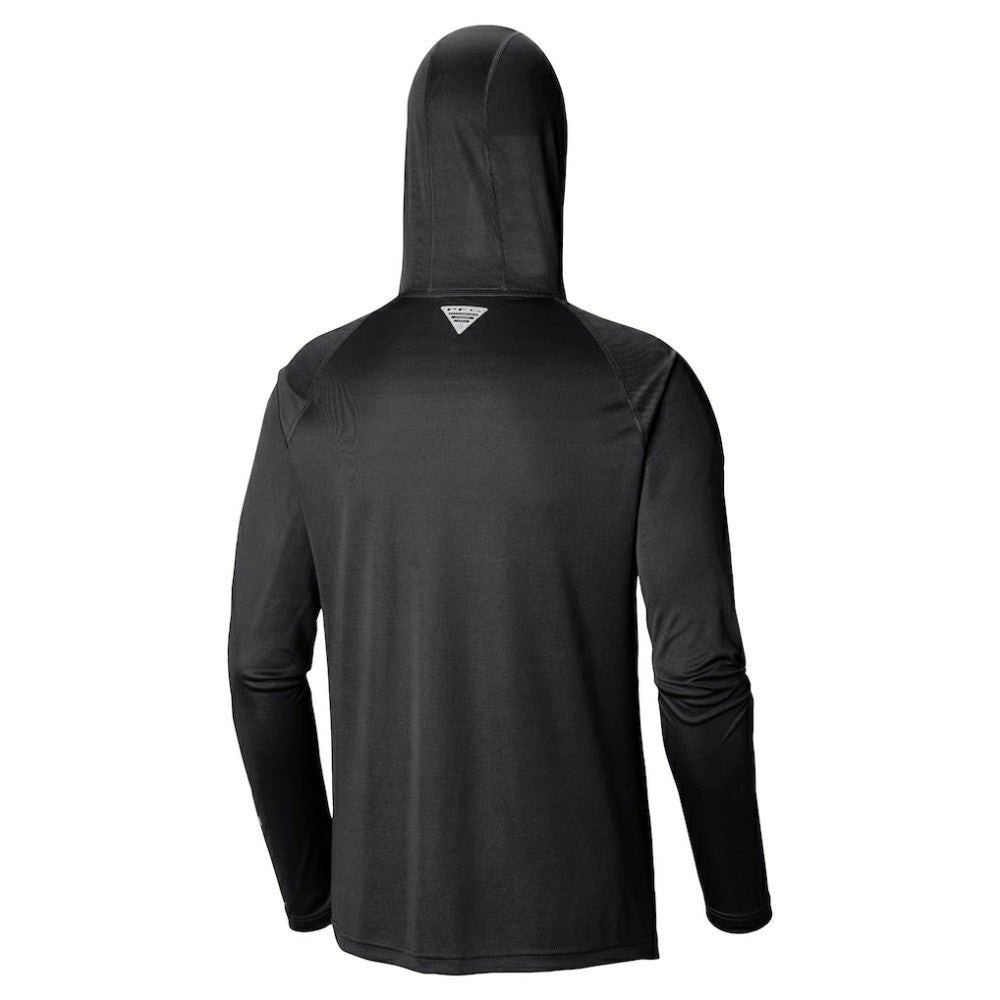 Los Angeles Dodgers Columbia Omni-Wick Terminal Tackle Raglan Long Sleeve Hoodie T-Shirt - Black - Columbia Discount