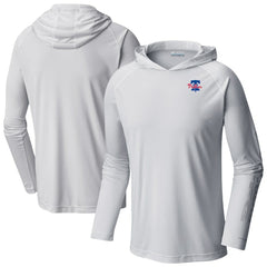 Philadelphia Phillies Columbia Omni-Wick Terminal Tackle Raglan Long Sleeve Hoodie T-Shirt - White - Columbia Lifestyle