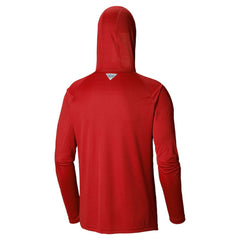 Philadelphia Phillies Columbia Omni-Wick Terminal Tackle Raglan Long Sleeve Hoodie T-Shirt - Red - Columbia on Sale