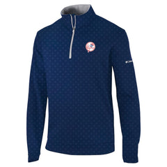 New York Yankees Columbia Wickham Hills Omni-Wick Quarter-Zip Jacket - Navy - Columbia Sale