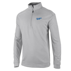 Los Angeles Dodgers Columbia Oakland Downs Omni-Wick Quarter-Zip Top - Gray - Columbia Lifestyle