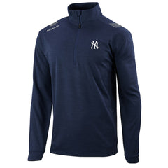 New York Yankees Columbia Oakland Downs Omni-Wick Quarter-Zip Top - Navy - Columbia Online