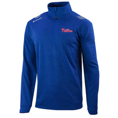Philadelphia Phillies Columbia Oakland Downs Omni-Wick Quarter-Zip Top - Royal - Columbia Sale