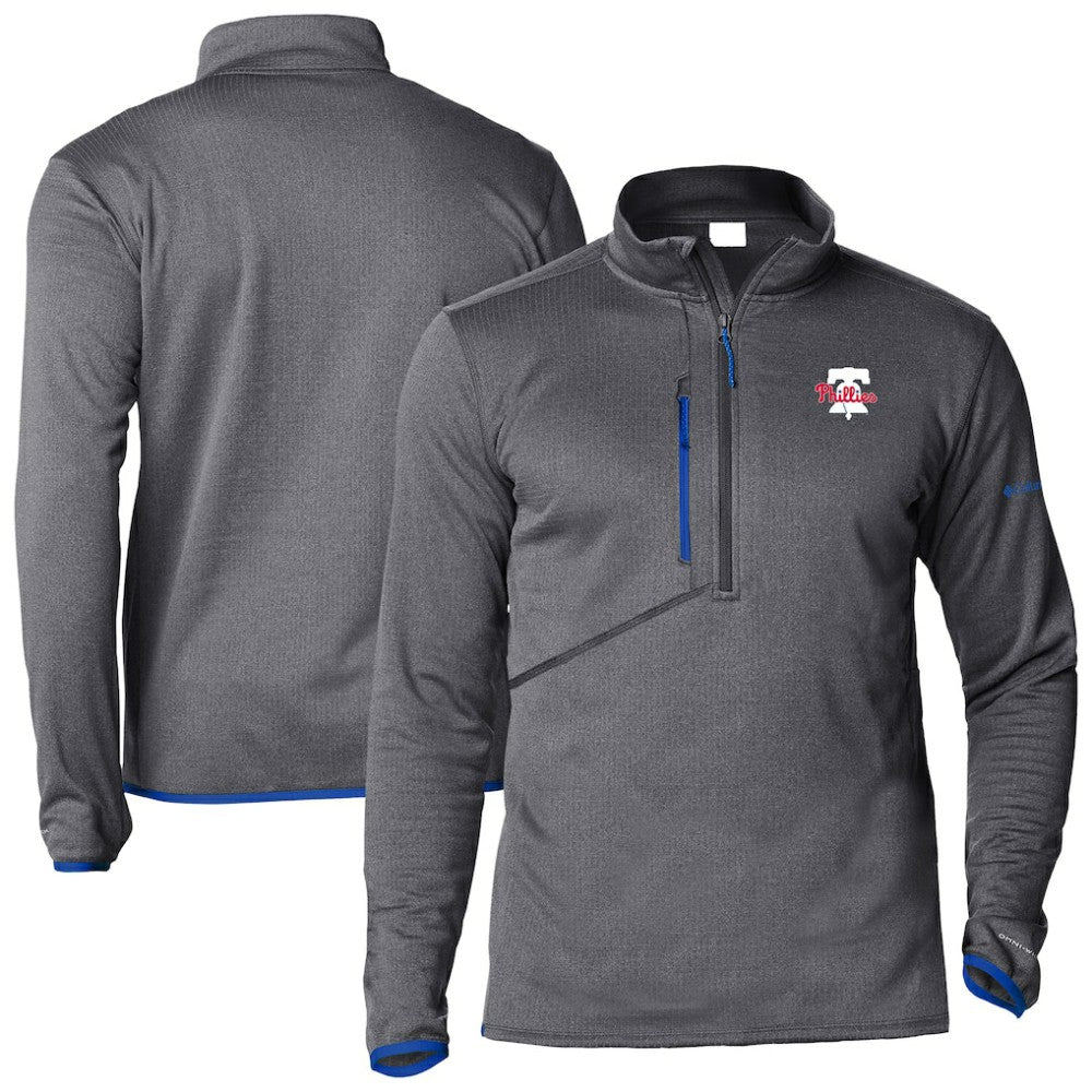 Philadelphia Phillies Columbia Park View Omni-Wick Half-Zip Top - Royal - Columbia Lifestyle