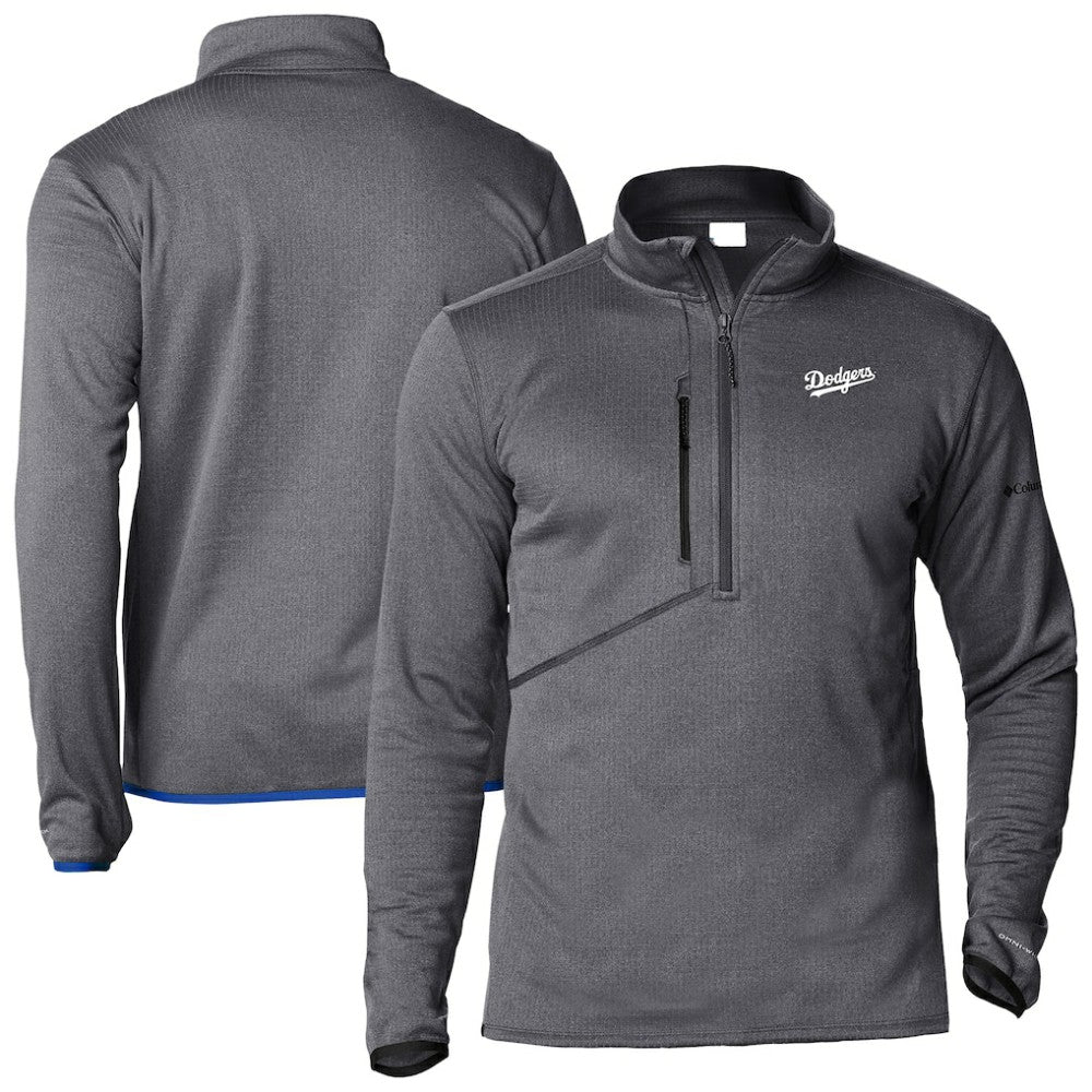 Los Angeles Dodgers Columbia Park View Omni-Wick Half-Zip Top - Black - Columbia Sale