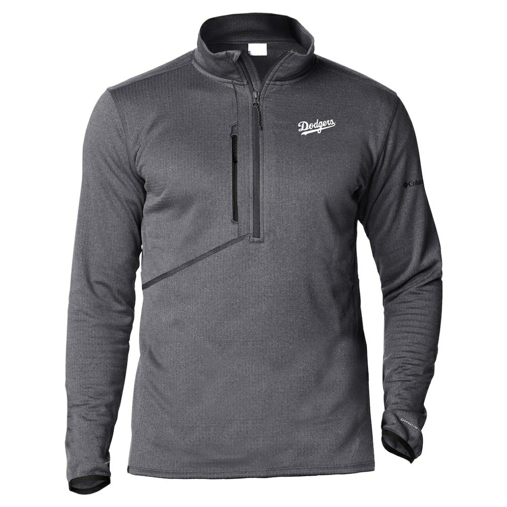 Los Angeles Dodgers Columbia Park View Omni-Wick Half-Zip Top - Black - Columbia Sale