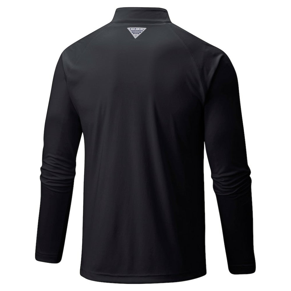 Los Angeles Dodgers Columbia Terminal Tackle Raglan Omni-Shade Quarter-Zip Pullover Top - Black - Columbia Sale