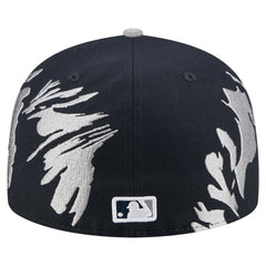 New York Yankees New Era Retro Pattern 59FIFTY Fitted Hat - Navy/Gray - New Era Online