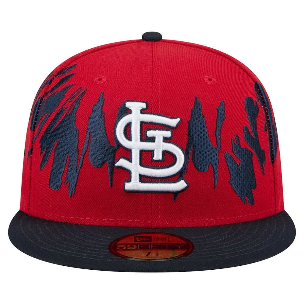 St. Louis Cardinals New Era Retro Pattern 59FIFTY Fitted Hat - Red/Navy - New Era Online