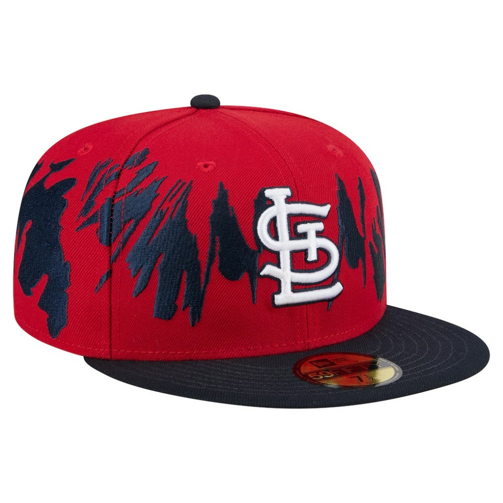 St. Louis Cardinals New Era Retro Pattern 59FIFTY Fitted Hat - Red/Navy - New Era Online