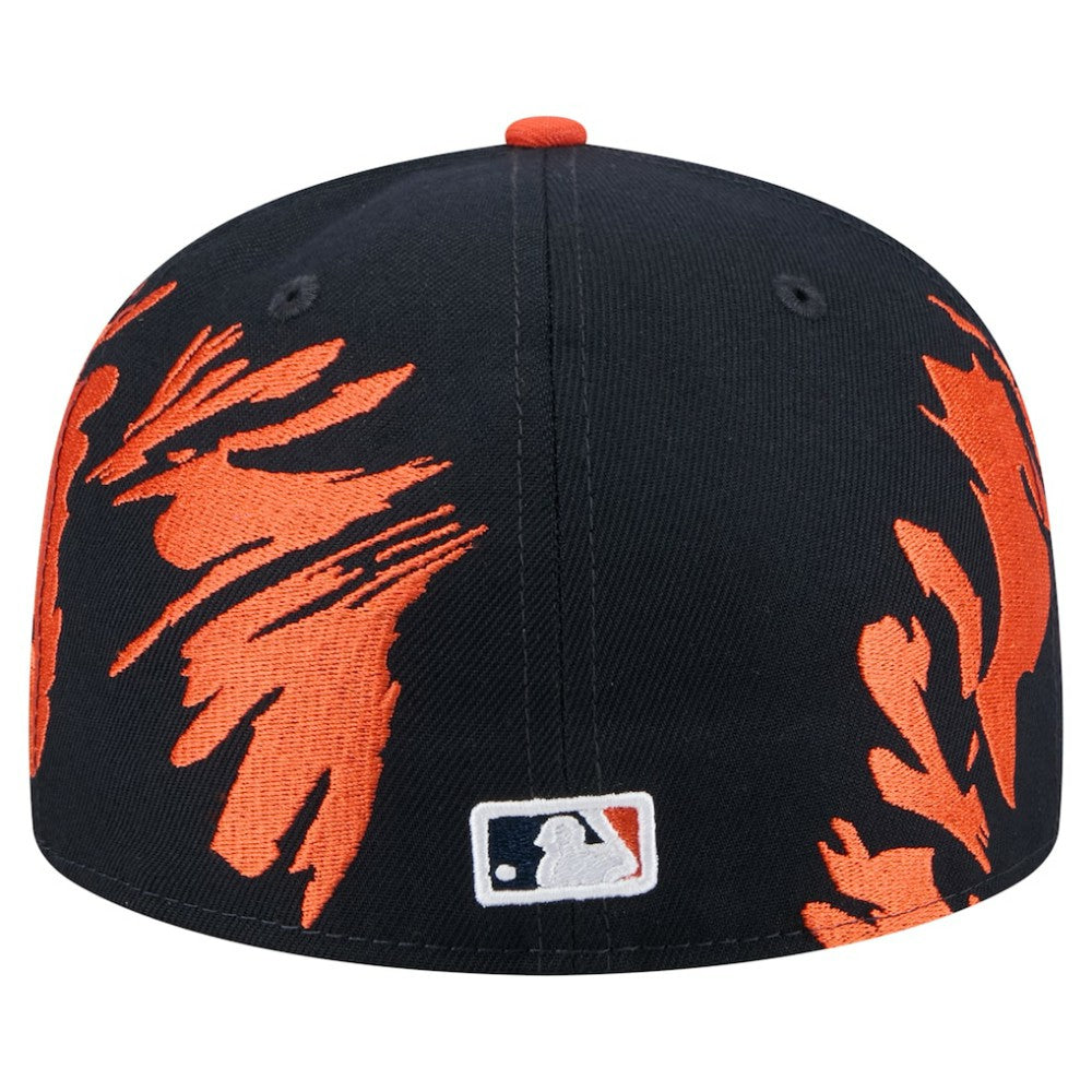 Houston Astros New Era Retro Pattern 59FIFTY Fitted Hat - Navy/Orange - New Era Online