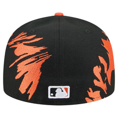 Baltimore Orioles New Era Retro Pattern 59FIFTY Fitted Hat - Black/Orange - New Era Online
