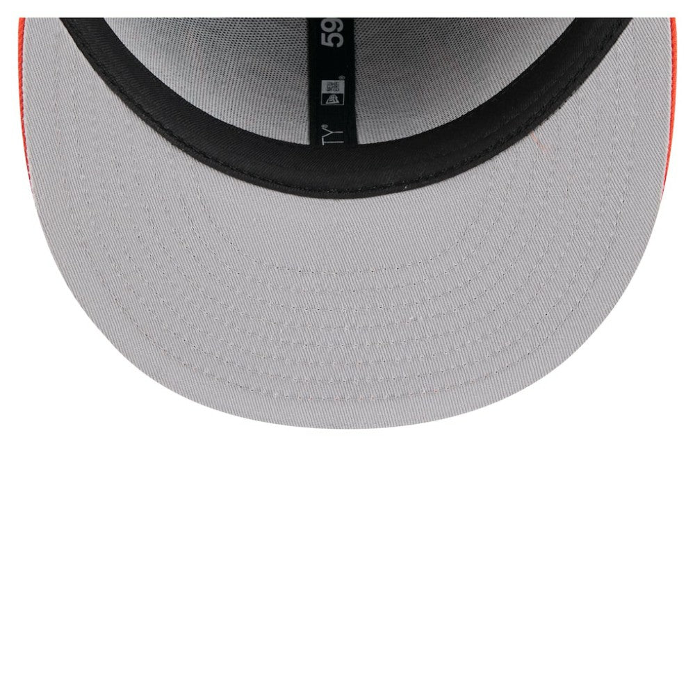 Baltimore Orioles New Era Retro Pattern 59FIFTY Fitted Hat - Black/Orange - New Era Online