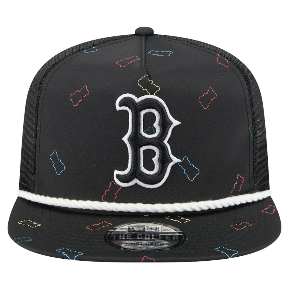 Boston Red Sox New Era Gummy Golfer Trucker Adjustable Hat - Black - New Era Sale
