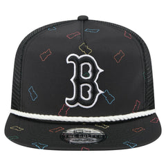 Boston Red Sox New Era Gummy Golfer Trucker Adjustable Hat - Black - New Era Sale