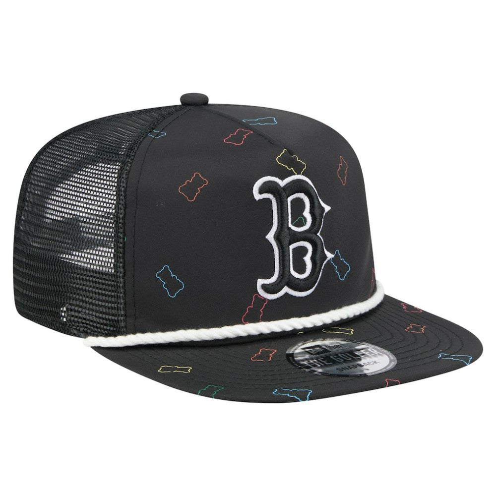 Boston Red Sox New Era Gummy Golfer Trucker Adjustable Hat - Black - New Era Sale