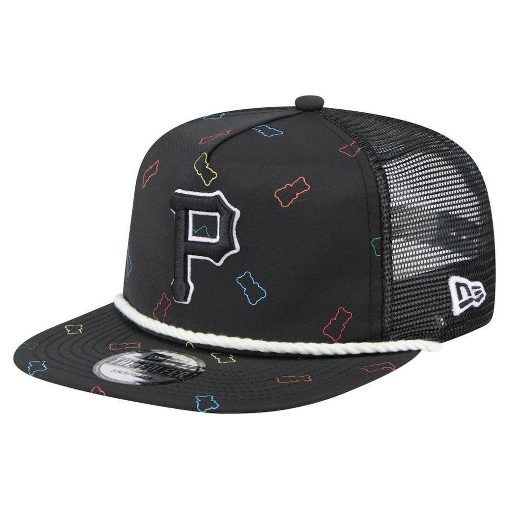 Pittsburgh Pirates New Era Gummy Golfer Trucker Snapback Hat - Black - New Era Online
