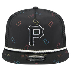 Pittsburgh Pirates New Era Gummy Golfer Trucker Snapback Hat - Black - New Era Online