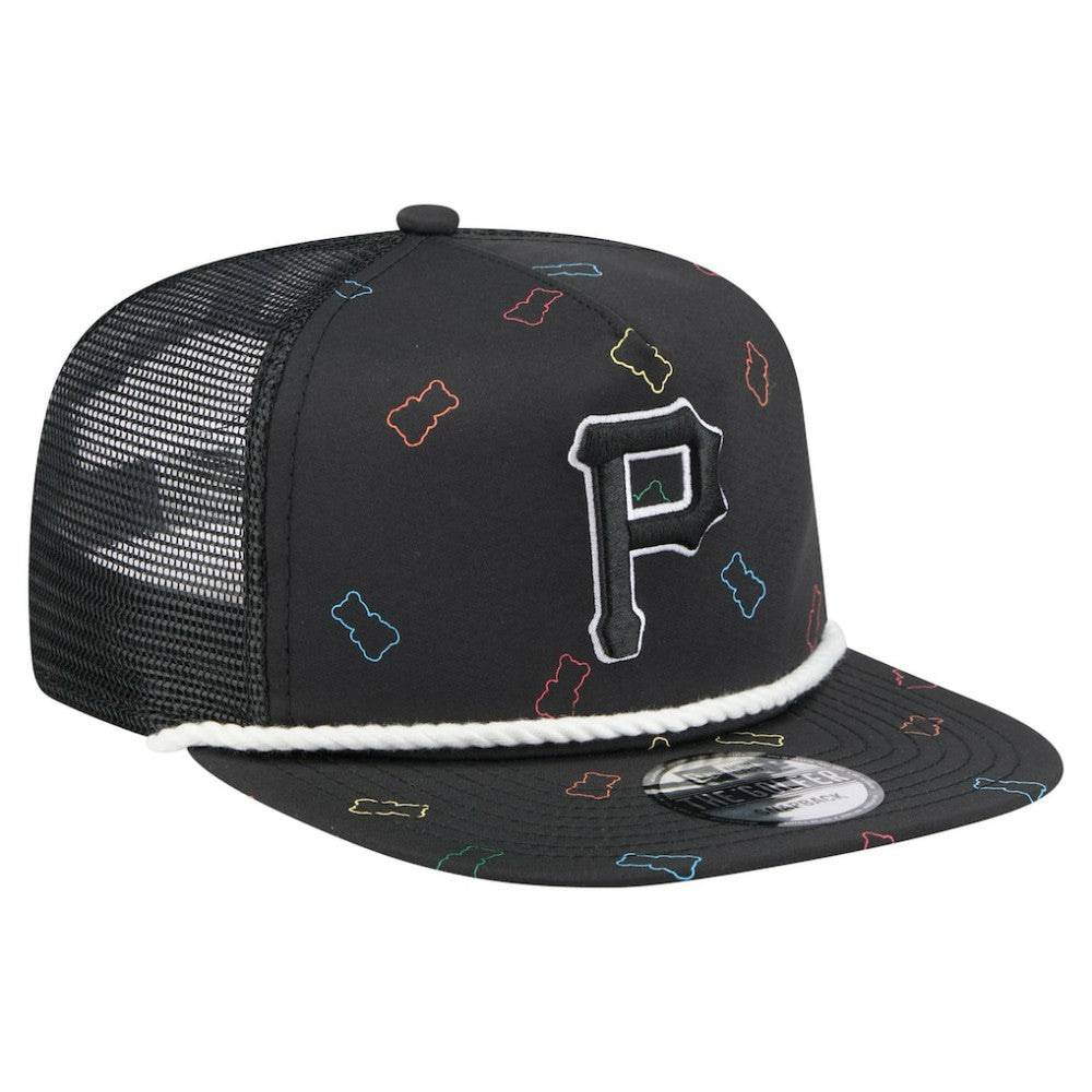 Pittsburgh Pirates New Era Gummy Golfer Trucker Snapback Hat - Black - New Era Online