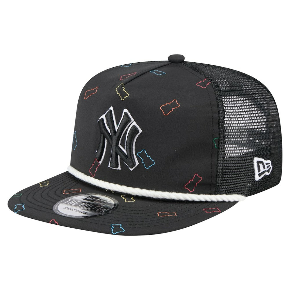 New York Yankees New Era Gummy Golfer Trucker Adjustable Hat - Black - New Era Online