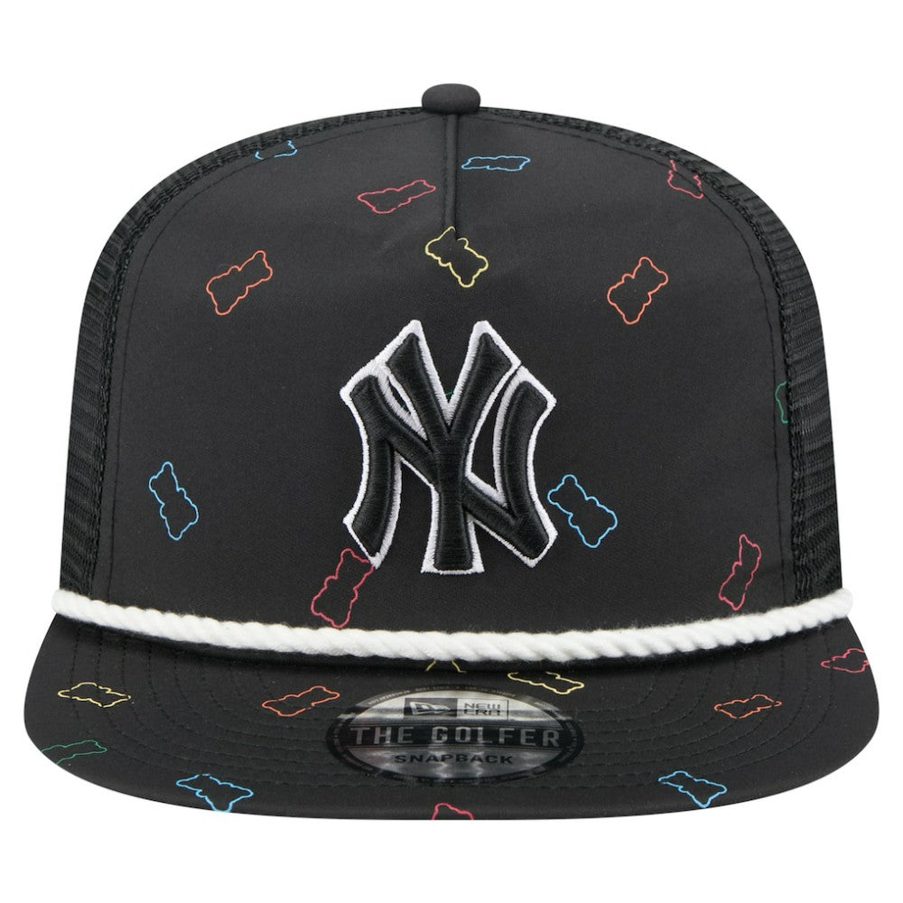 New York Yankees New Era Gummy Golfer Trucker Adjustable Hat - Black - New Era Online
