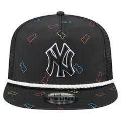 New York Yankees New Era Gummy Golfer Trucker Adjustable Hat - Black - New Era Online