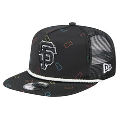 San Francisco Giants New Era Gummy Golfer Trucker Adjustable Hat - Black - New Era Lifestyle