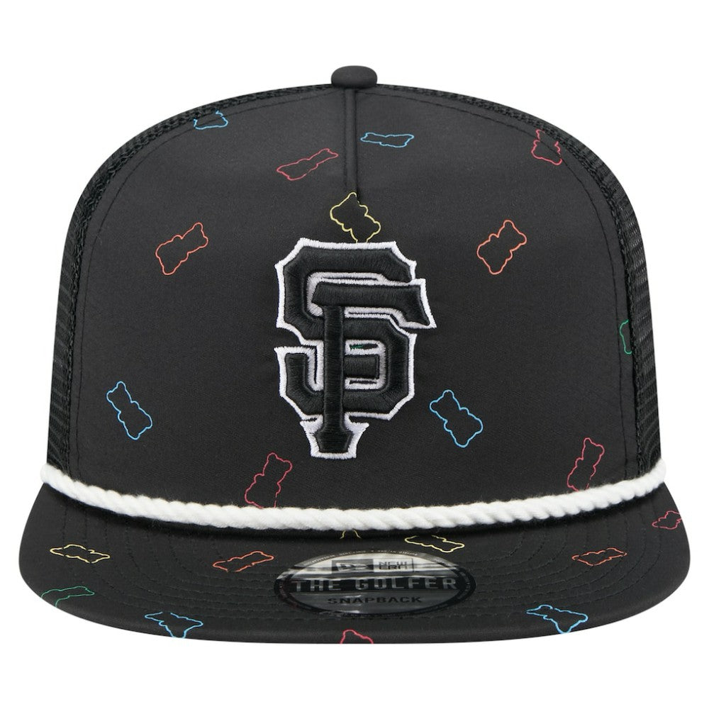 San Francisco Giants New Era Gummy Golfer Trucker Adjustable Hat - Black - New Era Lifestyle
