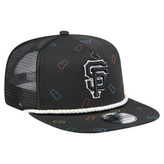 San Francisco Giants New Era Gummy Golfer Trucker Adjustable Hat - Black - New Era Lifestyle