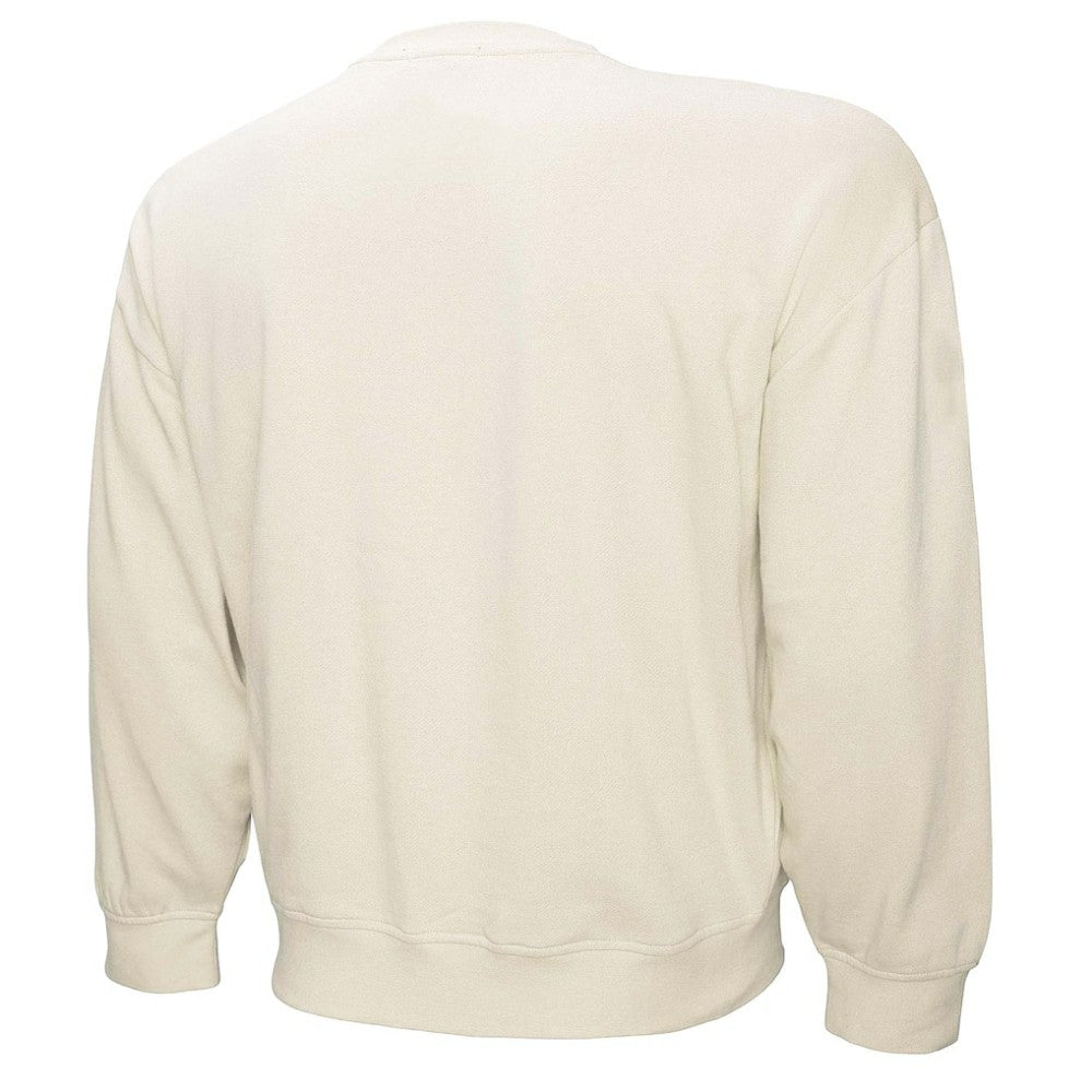 Houston Astros Mitchell & Ness Women's Cooperstown Collection Laurel Crew Pullover Sweatshirt - Cream - Mitchell & Ness on Sale