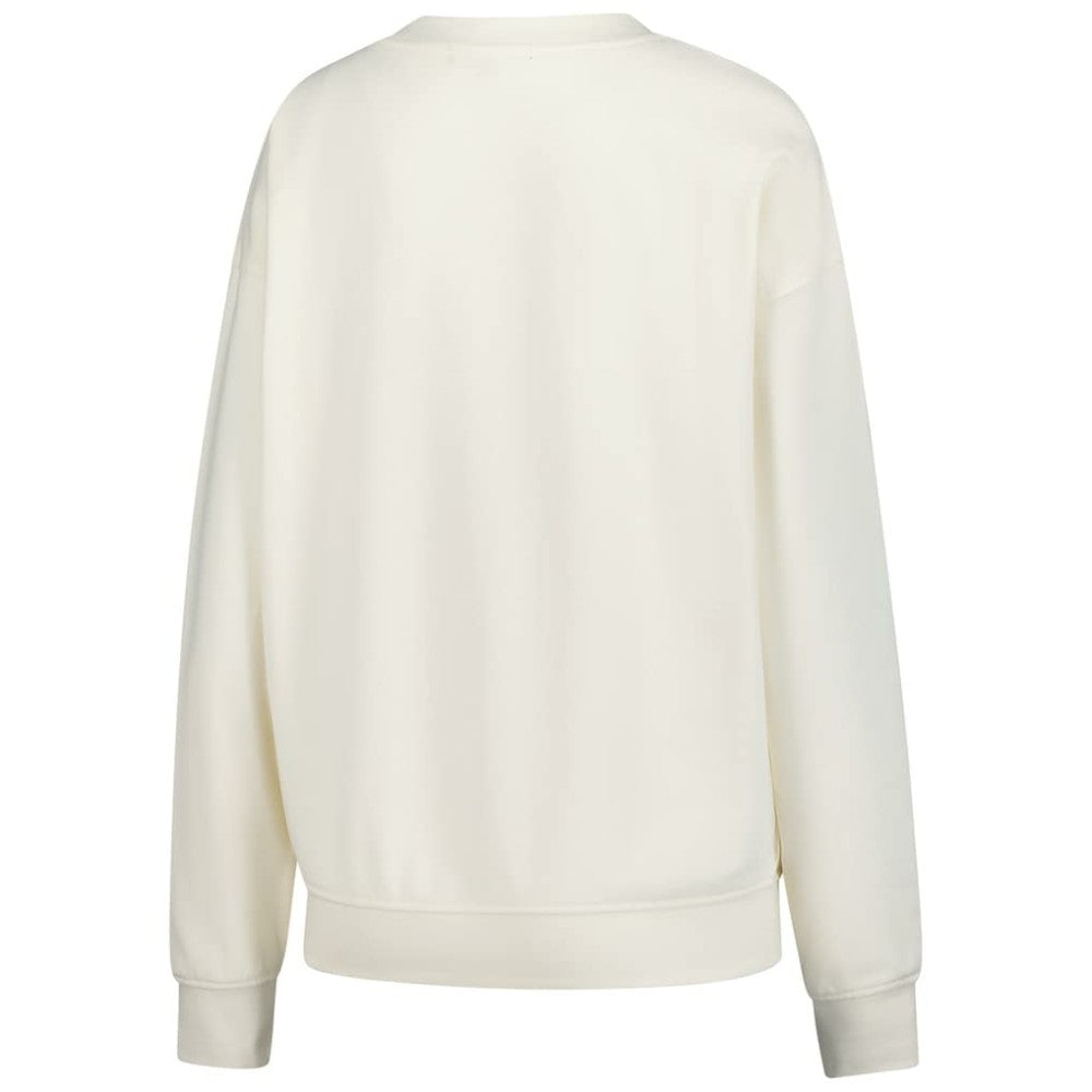 Chicago Cubs Mitchell & Ness Women's Cooperstown Collection Laurel Pullover Sweatshirt - Cream - Mitchell & Ness Sale