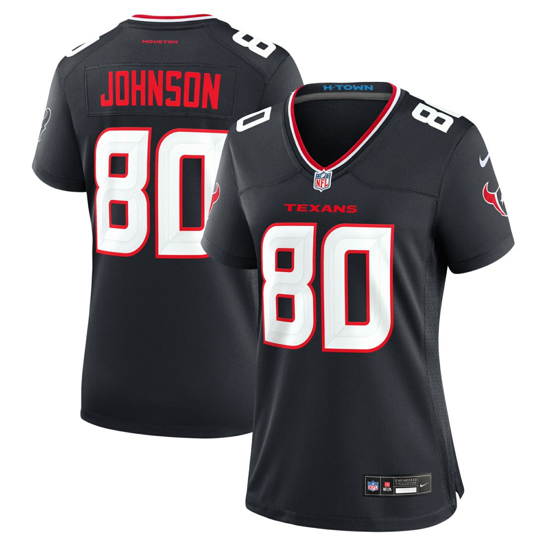 Nike Andre Johnson Houston Texans Women's Team Retired Player Game Jersey Navy