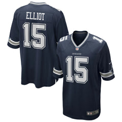 Nike Ezekiel Elliott Dallas Cowboys Team Game Jersey Navy