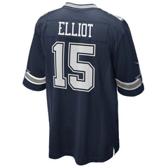 Nike Ezekiel Elliott Dallas Cowboys Team Game Jersey Navy